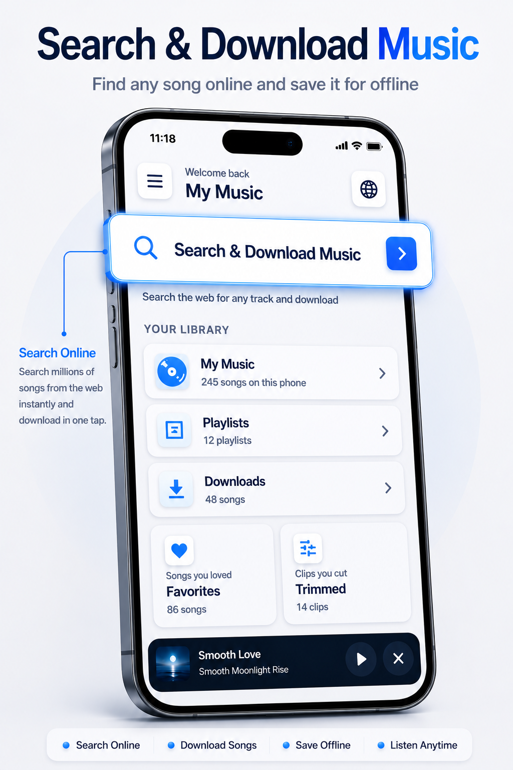 Tubidy MP3 Music screenshot — Search